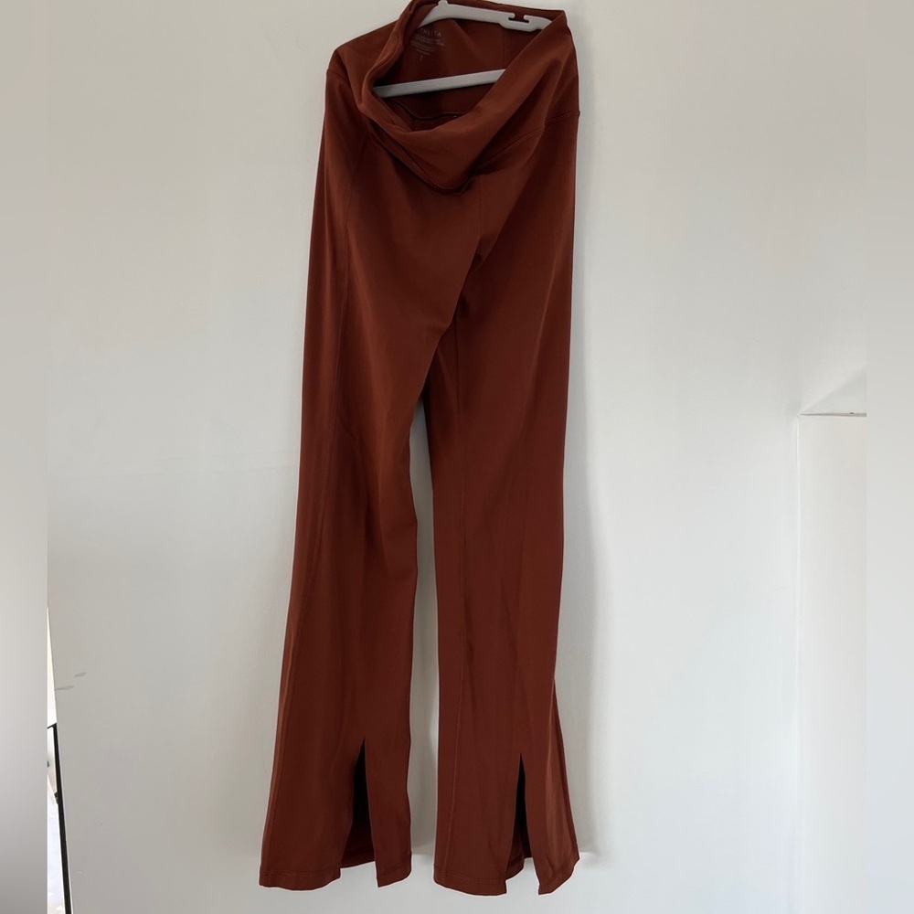 Athleta Rust Flare Pants Small - Picture 5 of 8